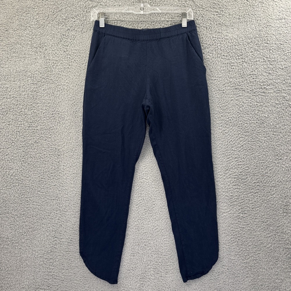 Marine Layer Allison‎ Pants Navy Blue Dolphin Hem Beach Travel Women's Small